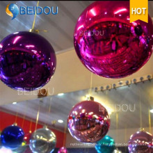Ballon à miroir décoratif Ballons à disque en argent Ballon à miroir gonflable
